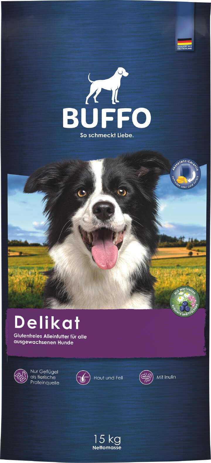 BUFFO Hunde-Trockenfutter Delikat